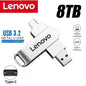 Lenovo 64TB USB 3.2 Flash Drive U Disk Type-C Interface High Speed 1TB