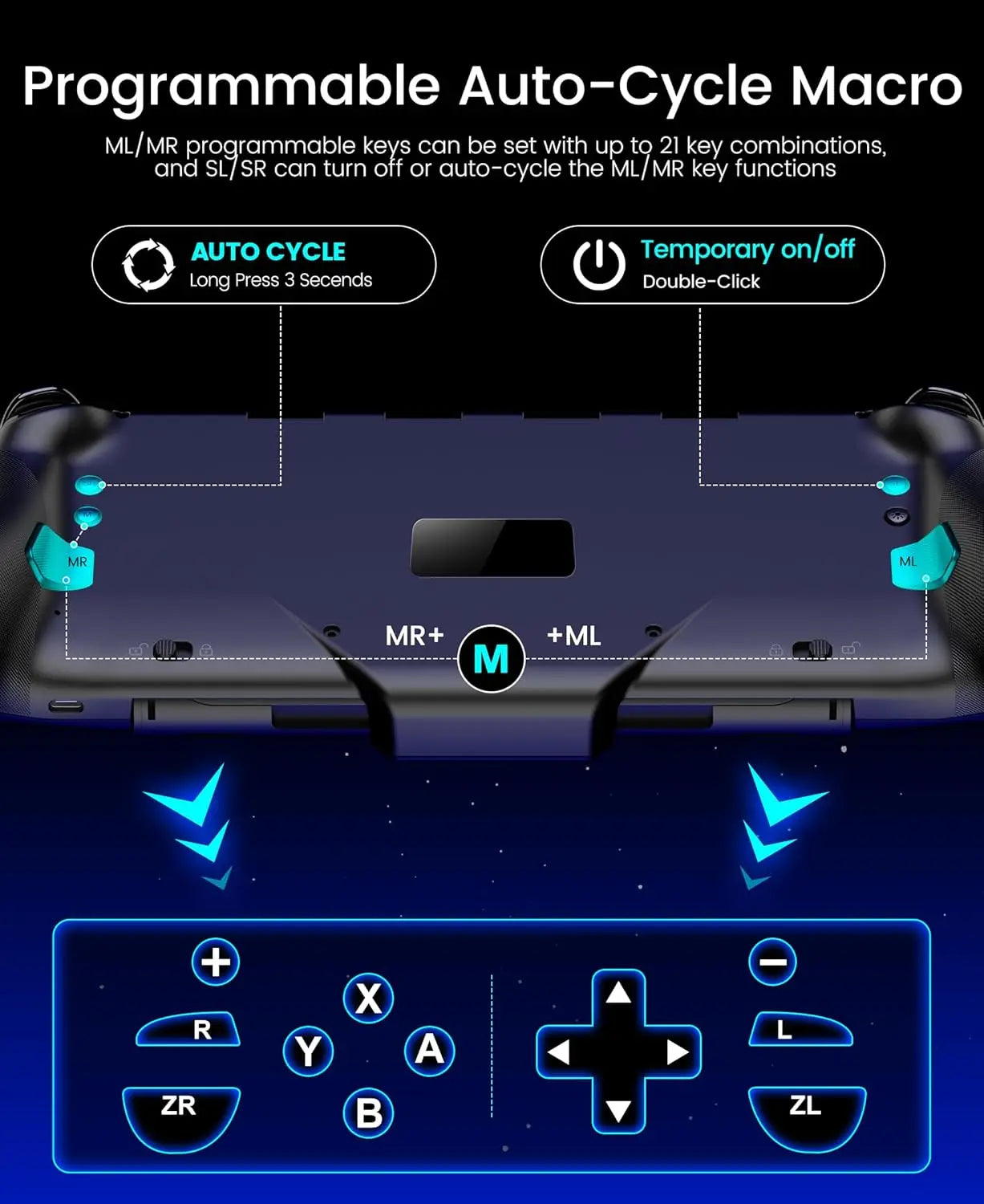 BEBONCOOL Wireless Game Controller for Switch 2