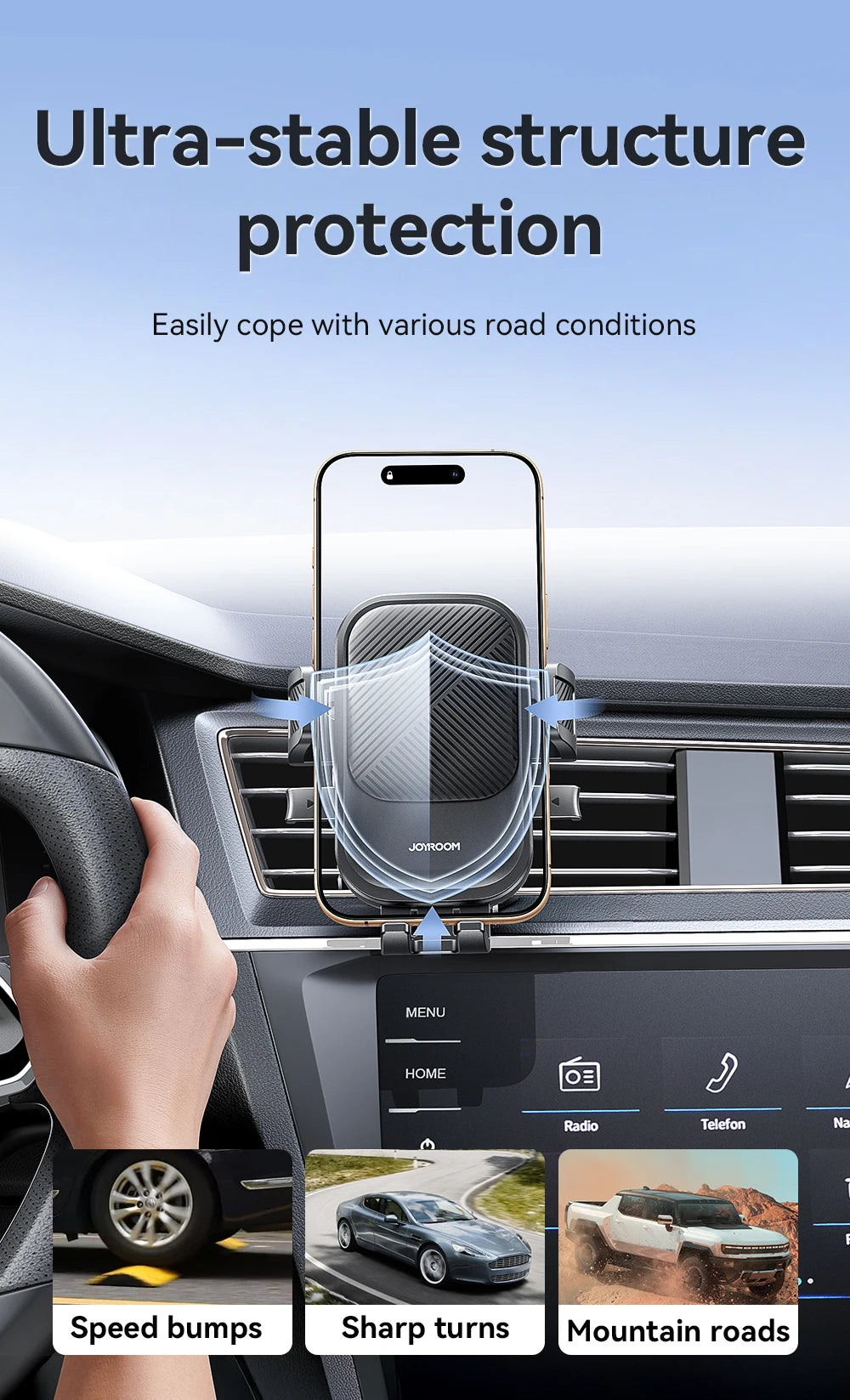 Joyroom Car Phone Holder 360° Rotation