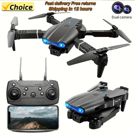 E99Pro RC Drone 4K Professinal With 1080P Wide Angle HD Camera