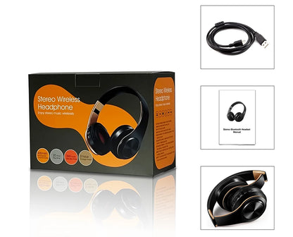 Men Gift Gold Wireless Headphones Bluetooth
