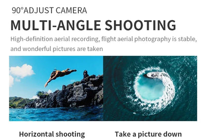 E99Pro RC Drone 4K Professinal With 1080P Wide Angle HD Camera