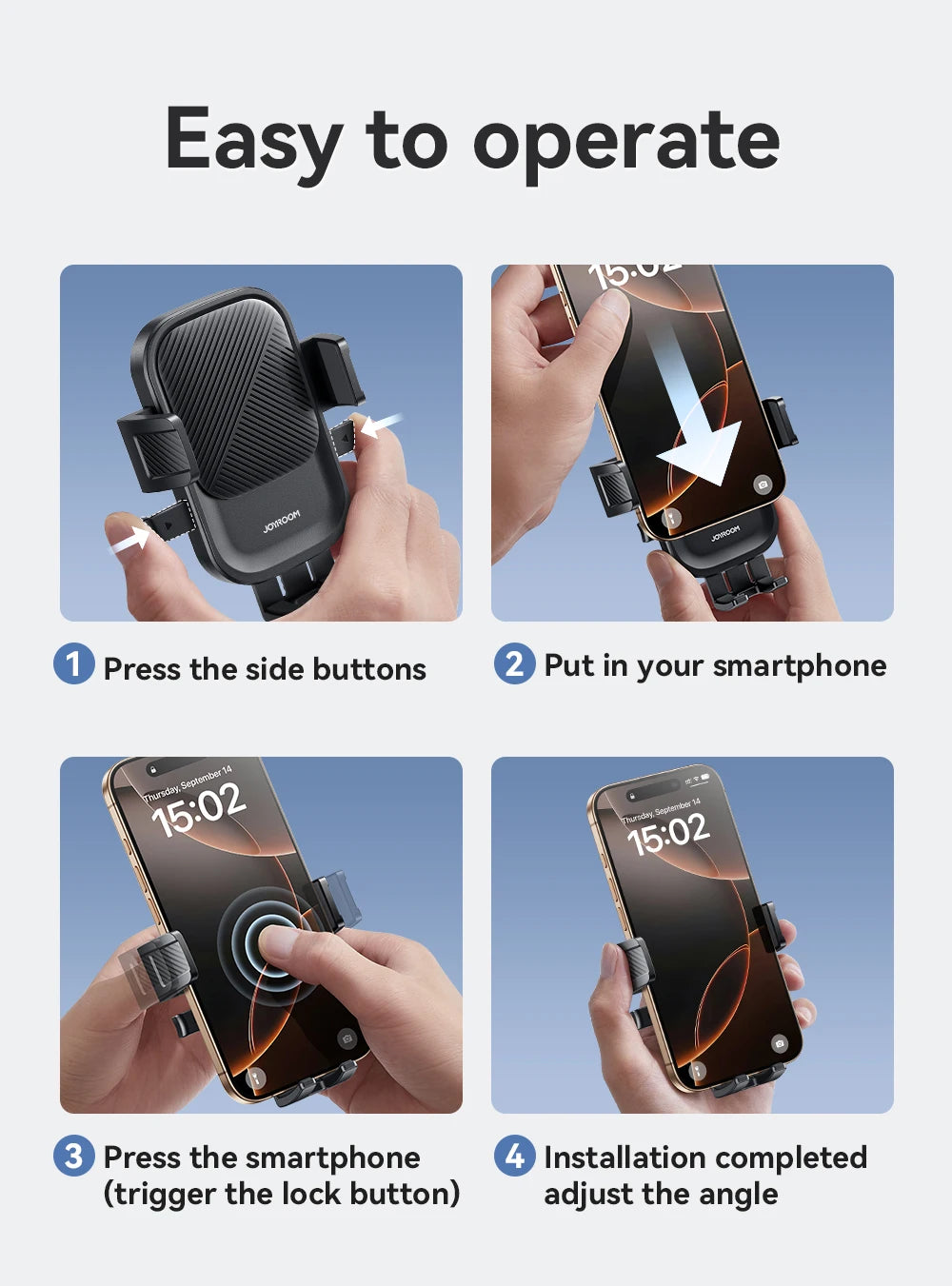 Joyroom Car Phone Holder 360° Rotation