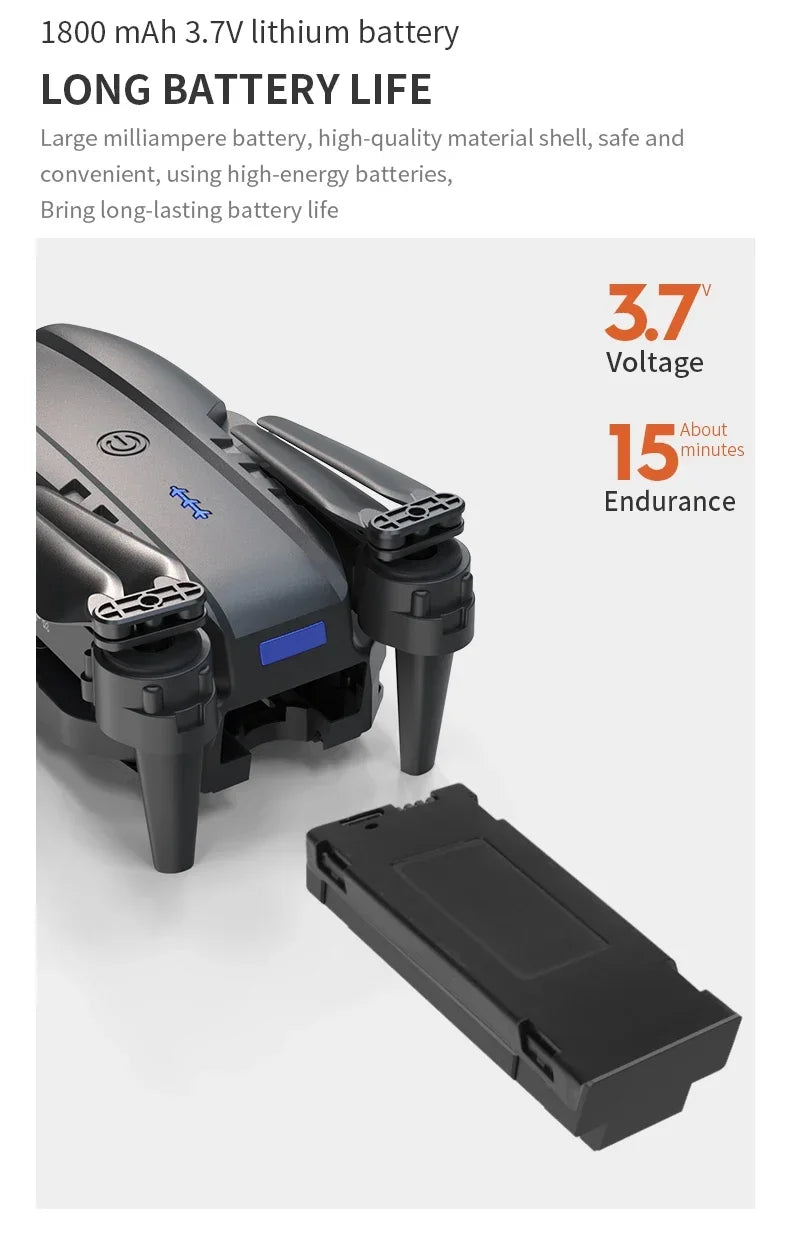 E99Pro RC Drone 4K Professinal With 1080P Wide Angle HD Camera