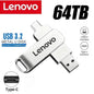 Lenovo 64TB USB 3.2 Flash Drive U Disk Type-C Interface High Speed 1TB