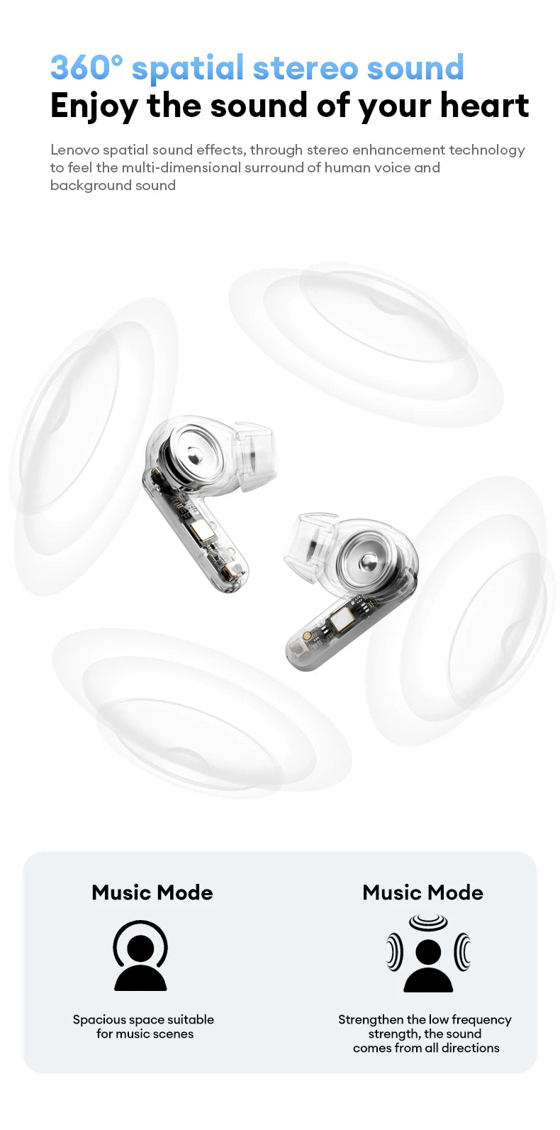 New Lenovo LE209 Wireless Bluetooth