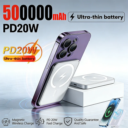 50000mAh Magnetic Power Bank Wireless