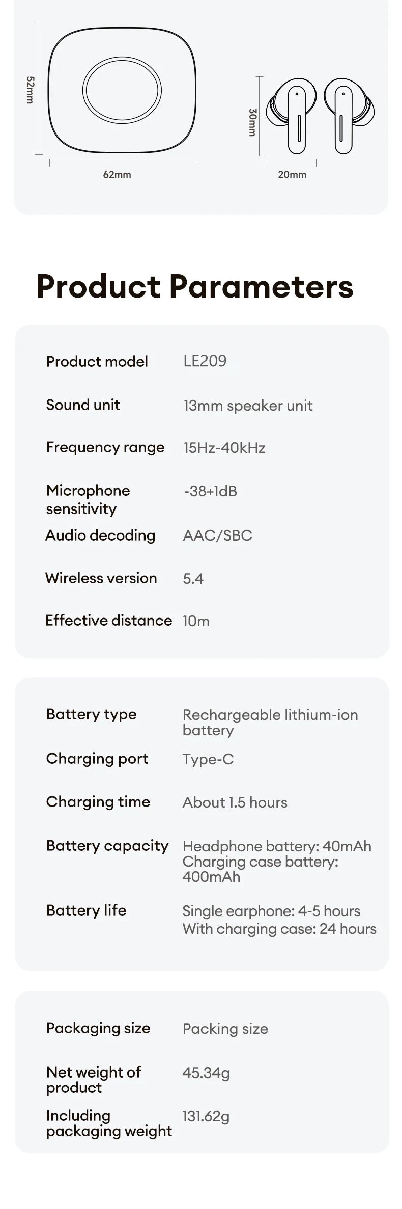 New Lenovo LE209 Wireless Bluetooth