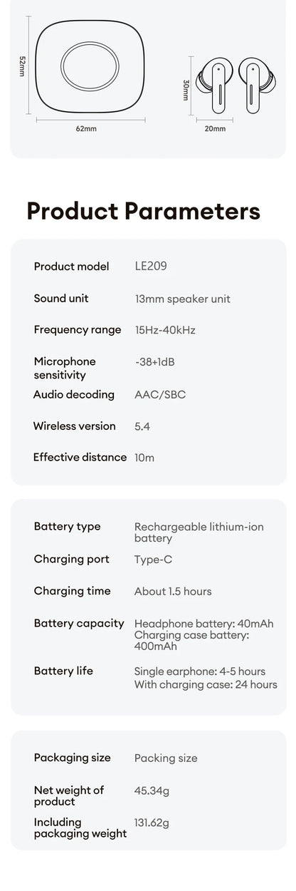 New Lenovo LE209 Wireless Bluetooth
