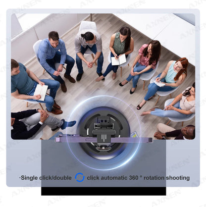 P02 Auto Face Tracking Stand 360° Rotation Phone Holder Desktop