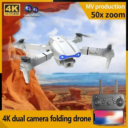 E99Pro RC Drone 4K Professinal With 1080P Wide Angle HD Camera