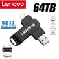 Lenovo 64TB USB 3.2 Flash Drive U Disk Type-C Interface High Speed 1TB