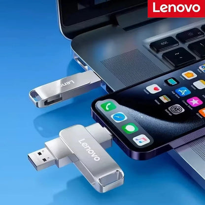Lenovo 64TB USB 3.2 Flash Drive U Disk Type-C Interface High Speed 1TB